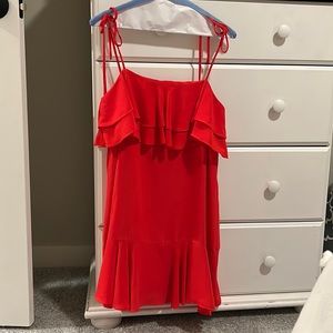 REVOLVE red-orange mini dress